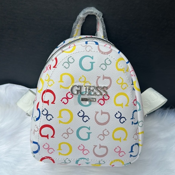 New GUESS Multicolor Backpack - Picture 1 of 10